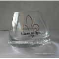 stemless wine glass